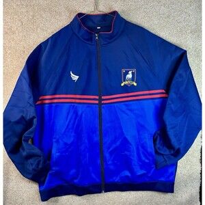 Ted Lasso AFC Richmond Blue Track Suit Jacket 2XL & Visor Set Soccer Football